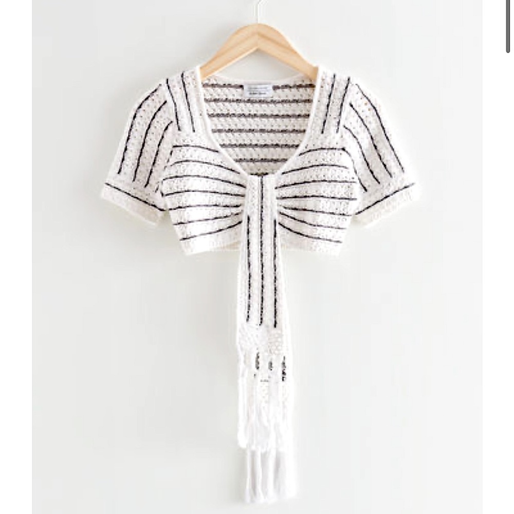 NWT & Other Stories crochet top